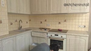 Установка кухонных ручек