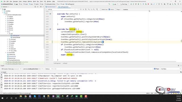 Kotlin Android Tutorial - New Eat It part 99 Client App Fix Minimized App смотреть онлайн