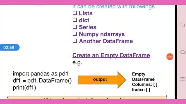 Basic Features of Pandas Data Frame (Python Pandas- I ) смотреть онлайн