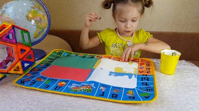 Развивающий коврик Изучаем ЦВЕТА и БУКВЫ Tummy time Mat learning COLORS and LETTERS смотреть онлайн