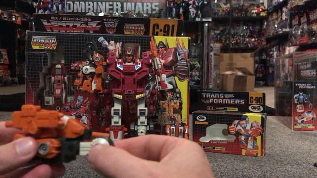 Transformers Generation One Complete Afterburner. G1 Vintage Combiner Collection. Gig Computron Box