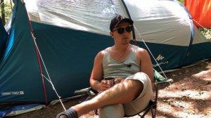 #3 Отдых с палаткой на Черном море! Кемпинг "Енот". Первый выезд с палаткой Quechua!