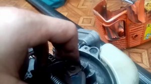 Высоторез stihl ht131 замена пружины сцепления. (fs130)