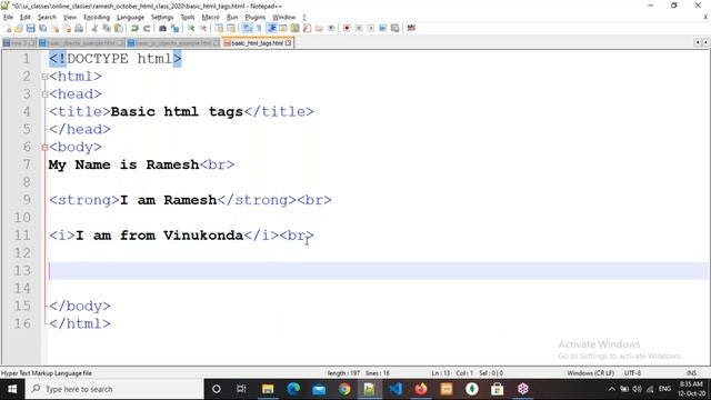 HTML5/CSS3/BOOTSTRAP tutorials || Demo - 4 || by Mr. Ramesh On 12-10-2020 @8AM смотреть онлайн