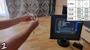 Двойная антенна T2 - всенаправленная восьмерка или Bi Loop, билуп, для цифрового телевидения