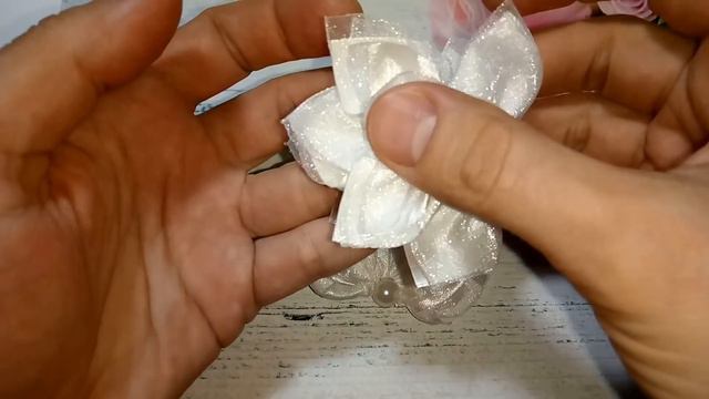 Украшение для невесты , канзаши /Decoração Para A Noiva, Kanzashi.