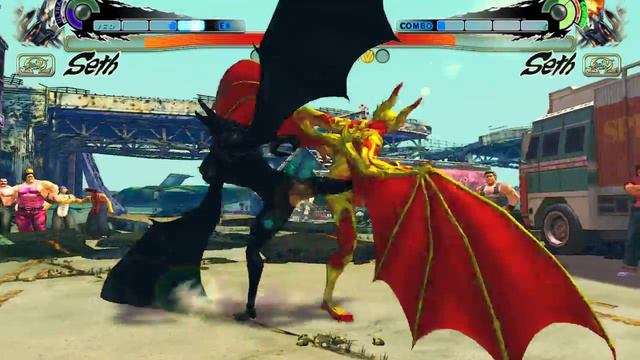 Ultra Street Fighter 4 Omega mode mods new Seth Vampire costumes gameplay HD смотреть онлайн