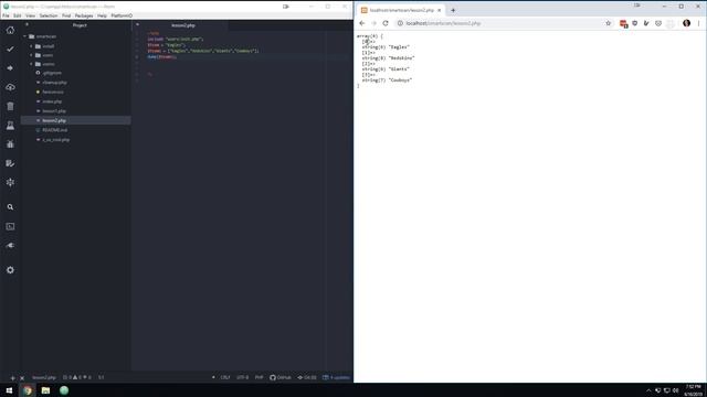 Learn PHP - Arrays - Unit 2, Lesson 2 смотреть онлайн