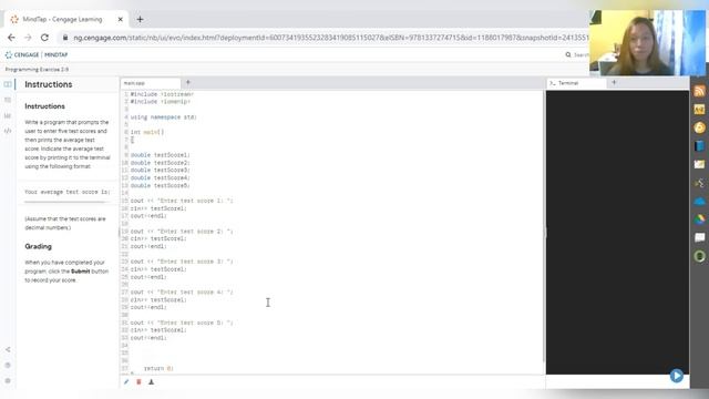 Programming Exercise 2-9 смотреть онлайн