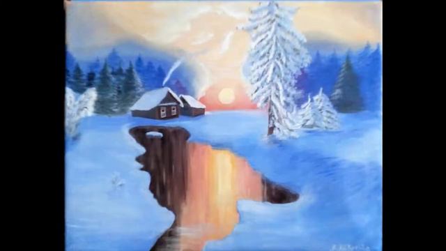 картины, написанные мной за год