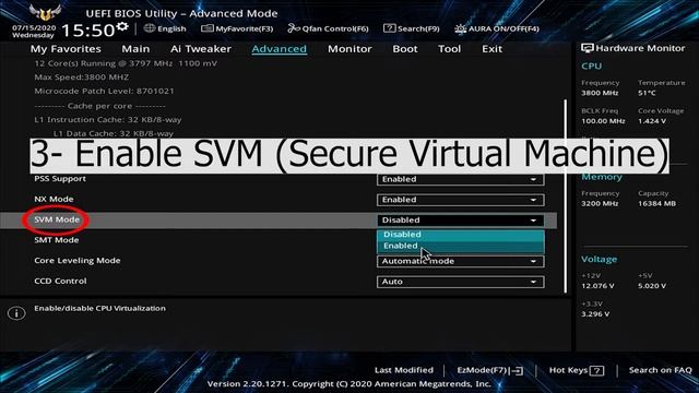Enable virtualization - Asus TUF Gaming motherboard смотреть онлайн
