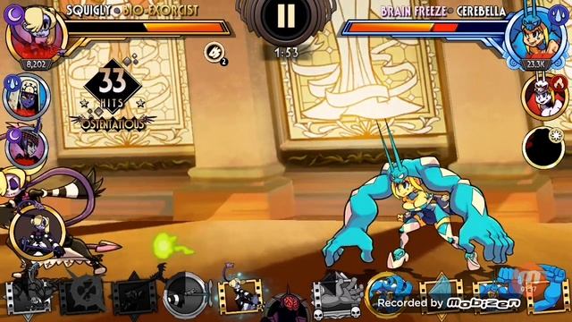 BIO-EXORCIST SQUIGLY SOLO Vs 55K TEAM ( SKULLGIRLS MOBILE) смотреть онлайн