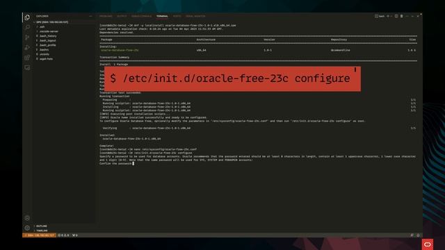 Install the new Oracle Database 23c Free on cloud смотреть онлайн