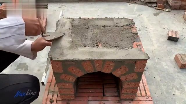 Строительство уличного мангала из красного кирпича - цементные идеи смотреть онлайн