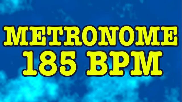 185 BPM Metronome - 10 Minute Metronome - 185BPM Click Track - 10 Minute Timer - Metrónomo 185 смотреть онлайн