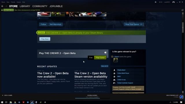 The Crew 2 - How to Download OPEN BETA on PC (Steam Edition) смотреть онлайн