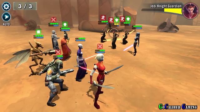 STAR WARS Galaxy of Heroes Android iOS Walkthrough - Part 20 - Dark Side Battles 4 (NORMAL) смотреть онлайн