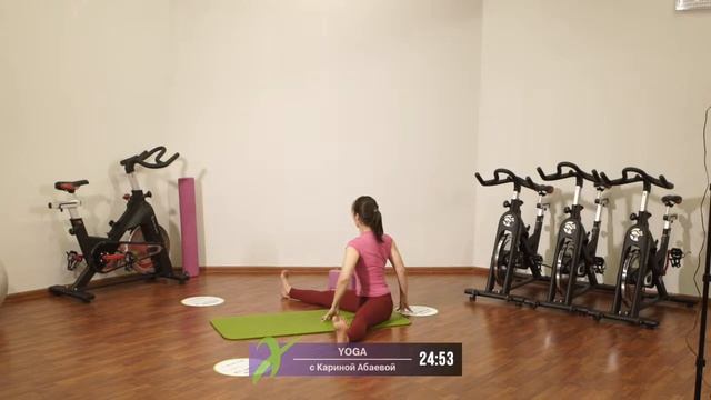 Онлайн-тренировка YOGA с Кариной Абаевой / 18 июля 2020 / X-Fit смотреть онлайн