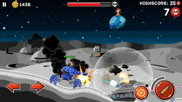 Hills Of Steel - Broken Titan tank with ARACHNO Walkthrough Android Gameplay