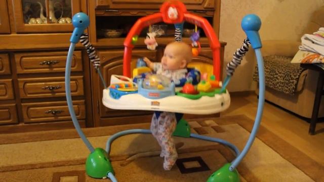 ВЛОГ Очень классные прыгунки Fisher Price прыгаем и поём смотреть онлайн
