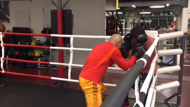Тренировка по боксу. Boxing training смотреть онлайн