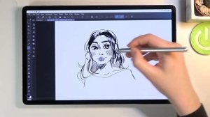 Рисование на планшете SAMSUNG Galaxy Tab S7 / Процесс создания рисунка на SAMSUNG Galaxy Tab S7