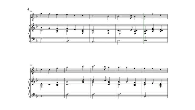 Away in a Manger Flute Sheet Music (With Piano Accompaniment) смотреть онлайн