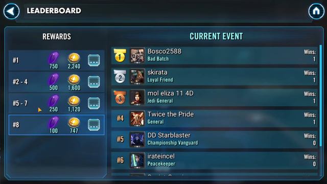 Sith Eternal Emperor 4/5 Tier ✖ Star Wars: Galaxy of Heroes #2 смотреть онлайн