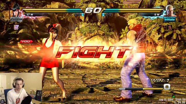 XQc | Tekken 7 Rage Compilation 