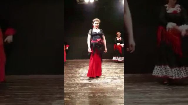 Верина Эдвардс, фламенко. Тангос дель ти-ти. Старое видео. смотреть онлайн