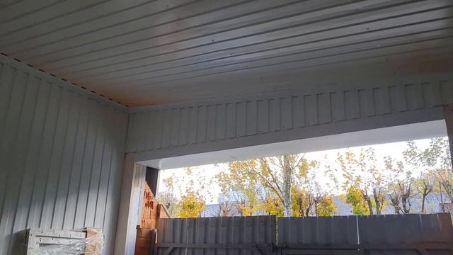 Гараж металлокаркасный своими руками пристроить к дому. Бюджетный и простой. Отапливаемый. 2023 смотреть онлайн
