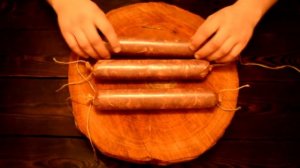СЫРОВЯЛЕНАЯ КОЛБАСА ИЗ ИНДЕЙКИ