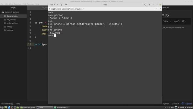 Python tutorial #11: Python Dictionary Tutorial, Python None type смотреть онлайн