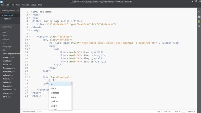 Awesome Landing page design Using HTML CSS with Source Code || No JavaScript смотреть онлайн