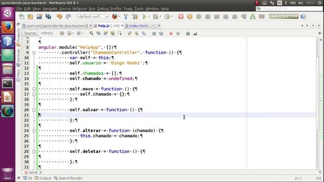 JAVA - #9 - Integrando o JAVA com o AngularJS (Frontend + Backend) - Parte 2 - Português BR смотреть онлайн