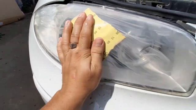 Как убрать Желтизну Фар ! лёгкий способ! смотреть онлайн