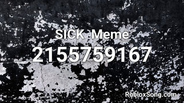 SICK Meme Roblox ID - Roblox Music Code смотреть онлайн
