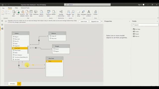 USERELATIONSHIP Function [Power BI Tamil - 9/50] смотреть онлайн
