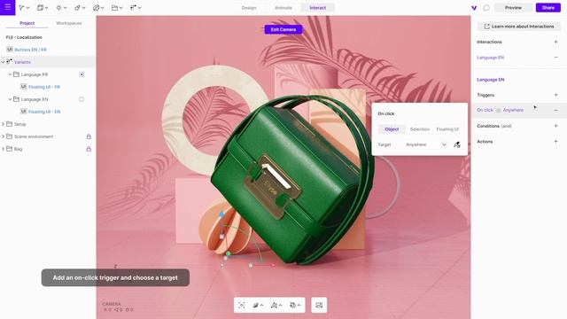 Localization of the UI and material interaction | 3D configurator tutorial смотреть онлайн
