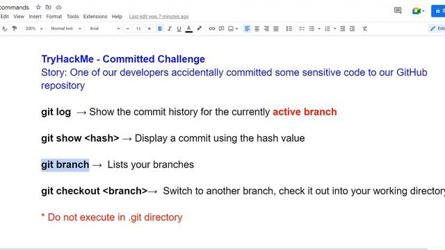 Committed - TryHackMe - Github Branches смотреть онлайн
