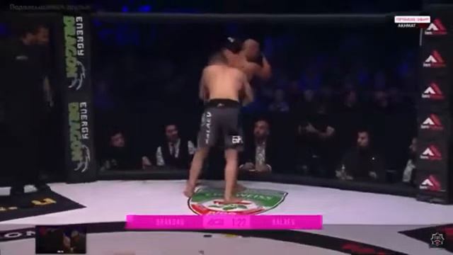 💣Сумашедший бой🔥Диего Брандао VS Марат Балаев | Полный бой | Full Fight | #ACA103