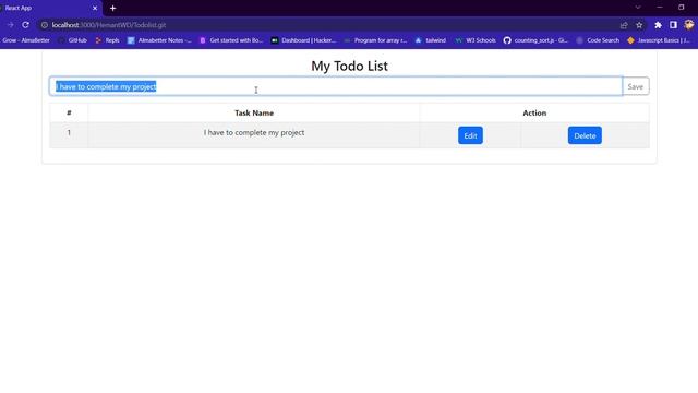 Todolist using Functional Component смотреть онлайн