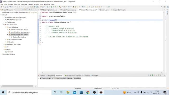 JAX RS Web Service XML Response | Rest Java EE смотреть онлайн
