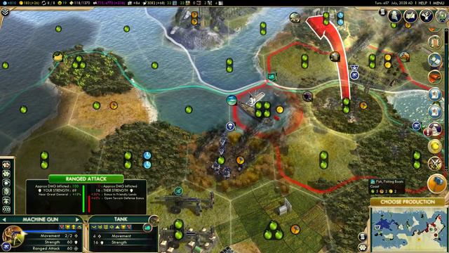 Civ V - America- Late Gameplay смотреть онлайн