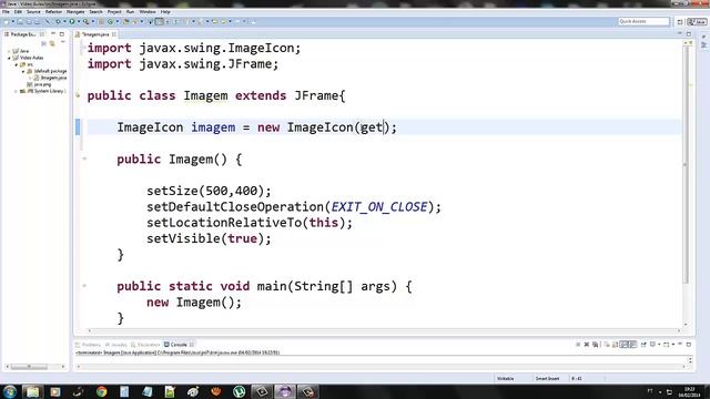 Aula de Java 057 - ImageIcon, inserindo imagens смотреть онлайн