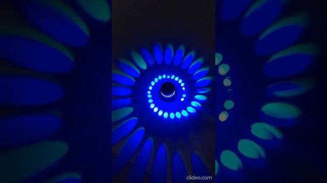 Встраиваемый светодиодный светильник "Spiral" со спиральным свечением. смотреть онлайн