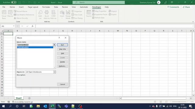 How to Insert Calendar in Excel via Excel VBA and Macros смотреть онлайн