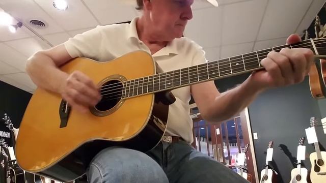 Strumming And Fingerpicking The Yamaha Trans Acoustic Guitar
