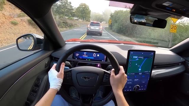 2021 Ford Mustang Mach-E GT Performance - POV First Drive (Binaural Audio) смотреть онлайн