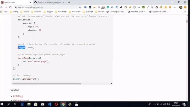 learn nodejs development using grandjs part one смотреть онлайн